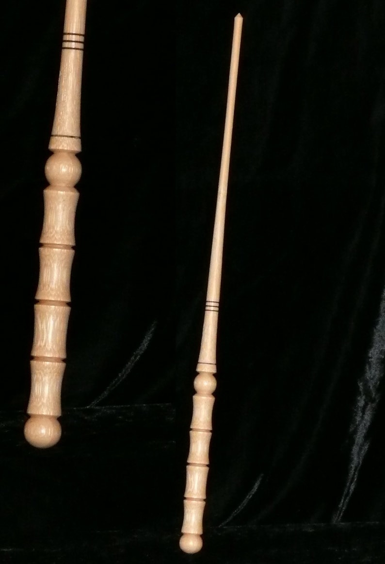 BAMBOO Magic WAND, Long Life Good Fortune Environmentalism Stress Relief HaNDMADE, Pagan, Wicca, WiZARD, Fairy, Druid, Potter image 1