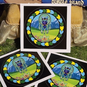 Kingdom of GRASS LG 3&quot; STiCKER Round, FAE Productions Events, FAiRYBLOSSOM Midsummer, New Faerie