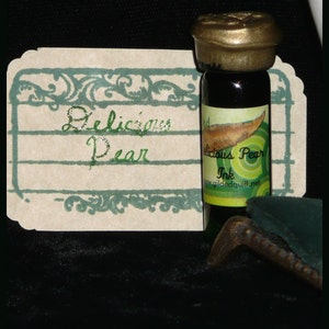 INK Green Scented DELICIOUS Pear MAGIC, Spells, Wicca, Fairy for Quill Pens image 3