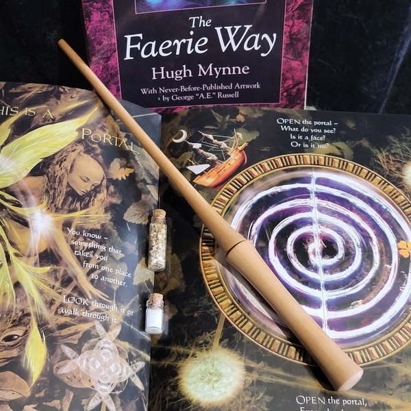 SECRET Compartment MAGIC WAND, Add Your Own CUSToM Core - Pagan, Wicca, Handmade, Wizard, Fairy, Druid, Mountain Ash, Potter