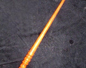 PADAUK MAGIC WAND, Boldness - Astral Travel - Healing - Victory - Handmade, Pagan, Wicca, Fairy, Wizard, Druid