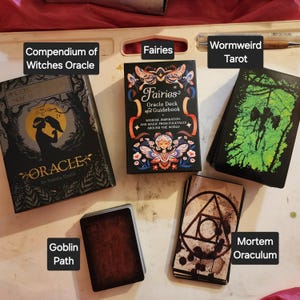 1 Carta **LEITURA**, Baralhos Escuros, Tarô, Oráculo, Escolha o Seu, Concentre-se e Esclareça Seu Espírito e Mente