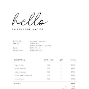 Invoice Template