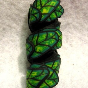 Dreads Bead Spring Leaf Coil You Choose Hole Size image 2