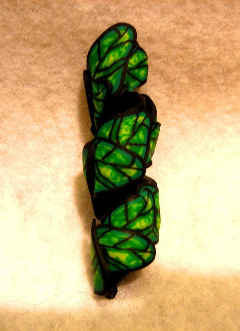 Dreads Bead Spring Leaf Coil You Choose Hole Size image 1