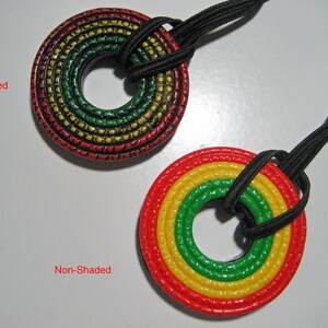 Dreadlocks Hair tie or Ponytail Holder for Dreads or Thick Hair or Sisterlocks Rasta Choose Either Shaded or Non-Shaded