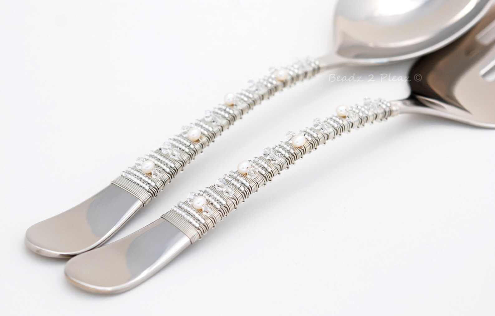 Salad server set elegant salad tongs fork and spoon set Etsy