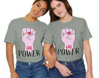 Camiseta Girl Power, Camiseta com estampa feminista