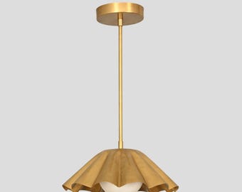 Modern Ceiling Light Brass Italian Pendant Light Sputnik Chandelier Handmade Light Fixture
