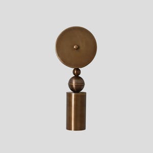 Brass Wall Sconce Pendant 1950s Modern Wall Light Wall Lamp Fixture Handmade Finishes
