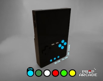 Ensemble de boutons bleu foncé TRIMUI phosphorescents abxy, sélectionnez le menu Démarrer