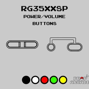 RG35XXSP power/volume buttons custom anbernic