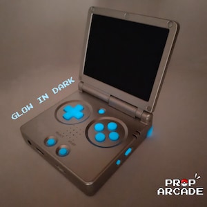 Anbernic RG35XXSP Blue glow in dark buttons