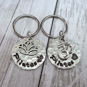 Pilates Love Keychain - Pilates Gift - Pilates Queen Key ring - Pilates Princess Gift - Workout Gift