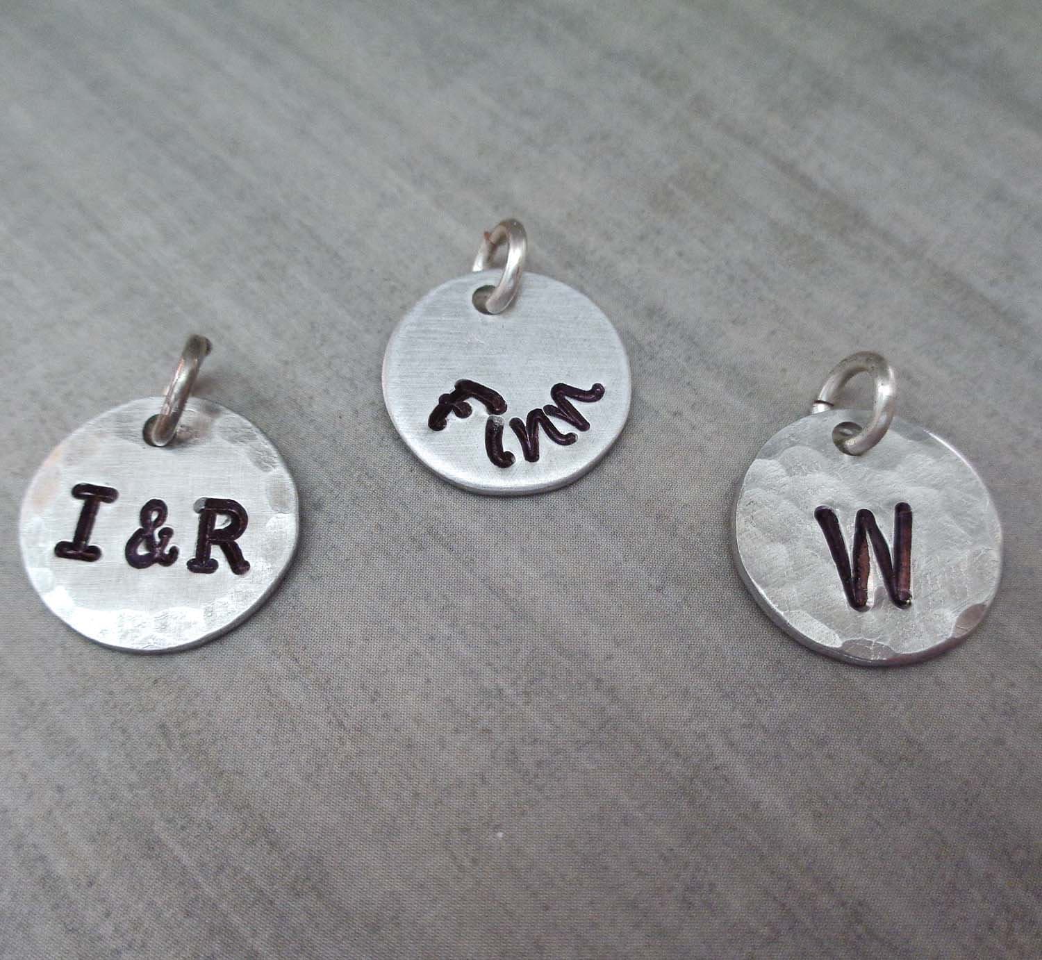 Unique Initial Charms Cast from Vintage Molds – rachelpfeffer