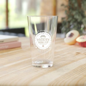 Paddy&#39;s Irish Pub Pint Glass - Always Sunny in Philadelphia Merchandise - 16oz Barware