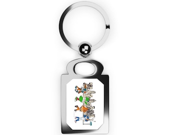 Llavero con mascota deportiva de Filadelfia / llavero personalizado / regalo perfecto para los fanáticos de los deportes de Filadelfia