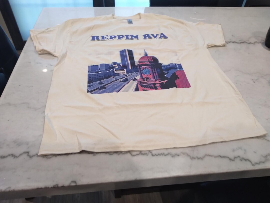 Design Tha Rva Men Wear, RVA, Reppinmuggz, T-shirt, Gifts for Dad, VA, White T-shirt ...