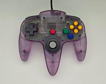 Manette Nintendo 64 | Violet atomique | Joystick remis à neuf | Manette officielle N64 (OEM) | Testée et fonctionnelle