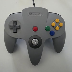 Nintendo 64 Controller | Gray | Tight Refurbished Joystick | Official OEM N64 Gamepad | Tested & Works