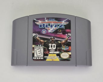 Ensemble de jeux Nintendo 64 | Blitz de la NFL | Testé et fonctionnel