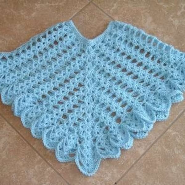 SHEER HEAVEN Crochet Poncho Pattern