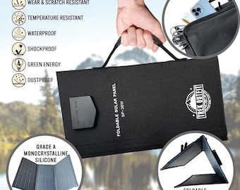 Trek Outfit Waterproof Solar Charger - 36W & 44W Fast Charging