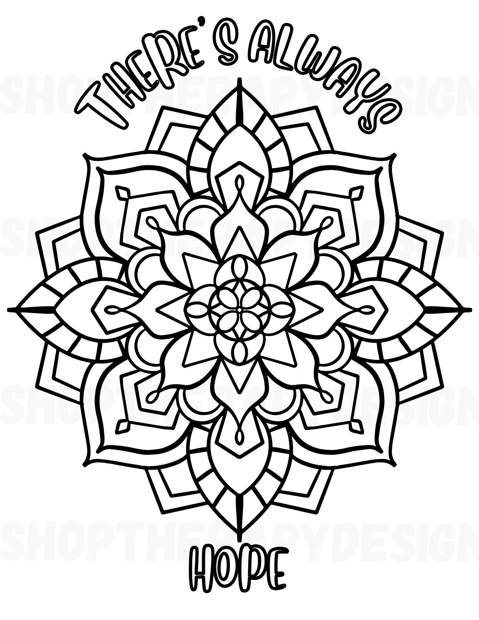 Adult Digital Coloring Book Printable Coloring Sheets for Teens and ...