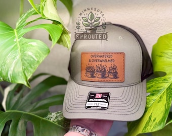 Trucker hats, plant sayings