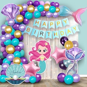 Mermaid Tails Standee Party Prop, Mermaid Party Decoration, Mermaid Cutout, Birthday Prop, Yard Sign, Under The Sea Party,