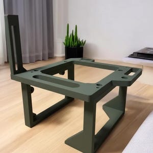 STL file gaming PC case 3D printable, compact mini ITX open frame design