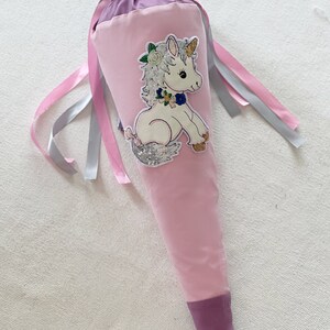 Cartable en tissu Licorne l Licorne fait main pour la rentrée scolaire pour les débutants