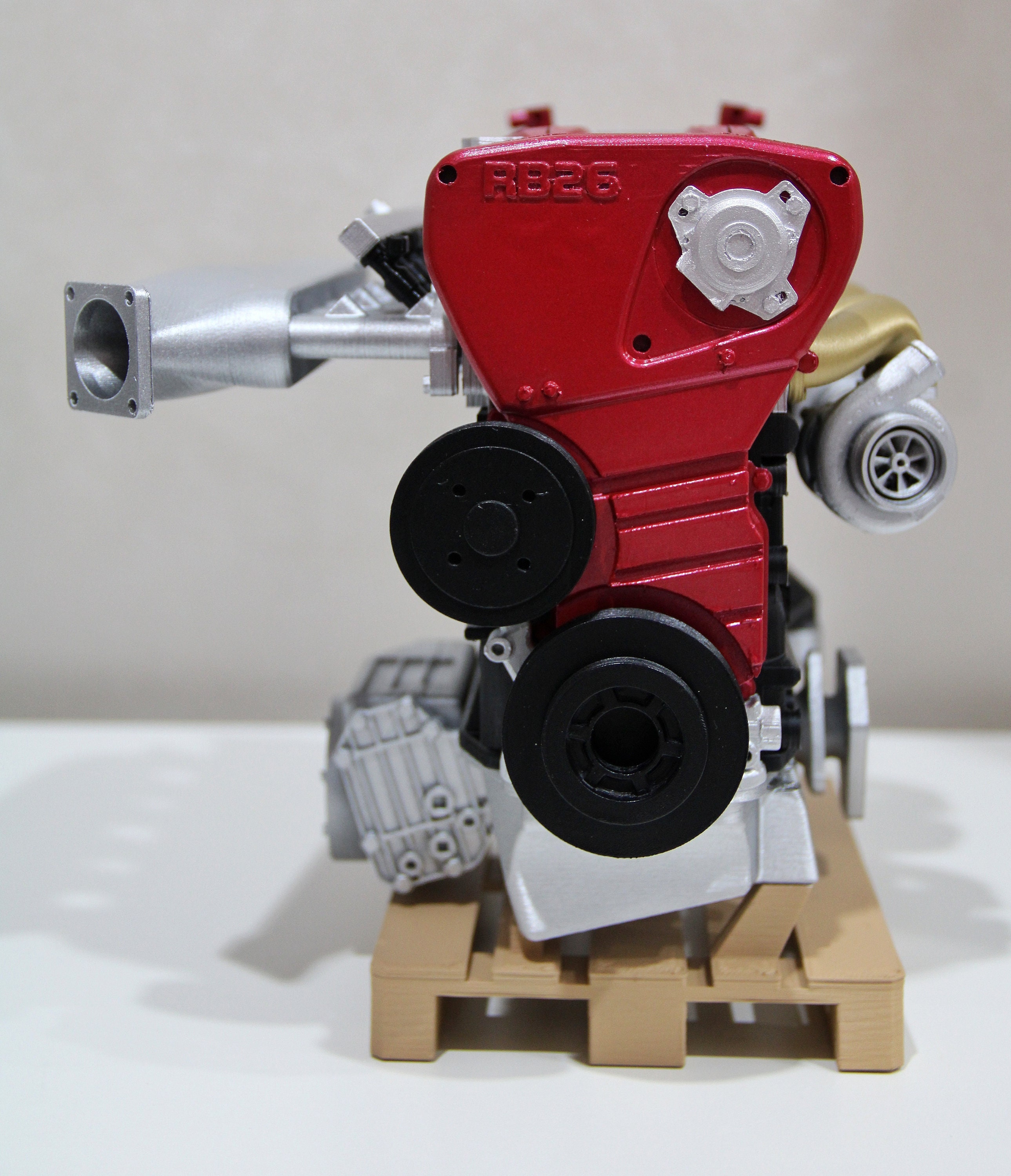 Nissan RB26 DETT Engine Model Scale 1/4 Nissan Skyline GTR Engine 3D ...