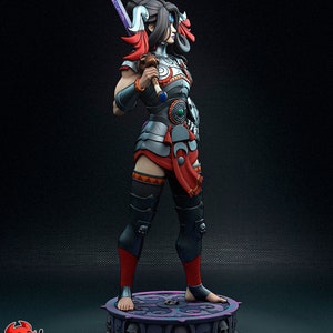 Anime Hades Hold a Cerberus dog stand Resin 3D Print GK Kit Figure