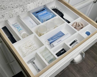 Custom Bathroom Drawer Organizer