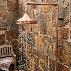 Copper Rain Shower Head, Outdoor Shower Head, Rain Shower Head, Shower Head, Shower, Copper Shower Head, Showers, Copper