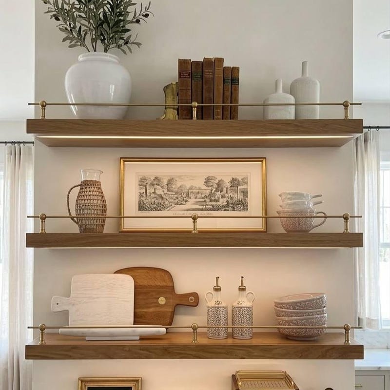 Shelf Rails And Posts Shelf Guard Rail - Etsy