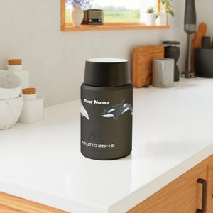 Titan Copper Insulated Food Storage, Bottlenose Dolphin and Killer Whale Design, Personalized image 3