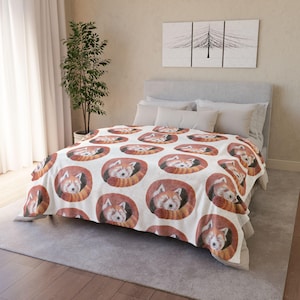 Red Panda Soft Polyester Blanket