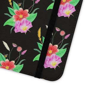 Capas Flip, Borboleta e Floral em Design Preto