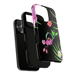 Tough Cases, Hoverfly and Flowers on Black Design