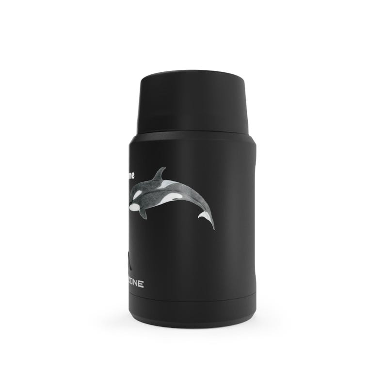 Titan Copper Insulated Food Storage, Bottlenose Dolphin and Killer Whale Design, Personalized image 6