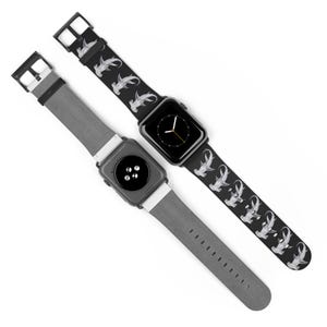 Black Shark Apple Compatible Watch Band image 1