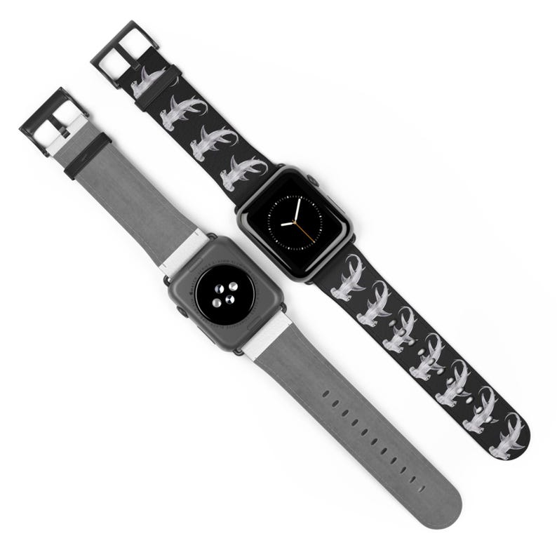 Black Shark Apple Compatible Watch Band image 1