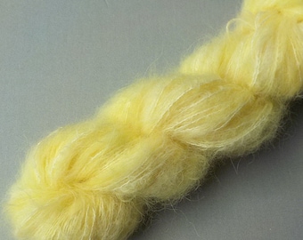 Silky Suri Baby Alpaca and Silk Handdyed Lace Yarn, Duckling