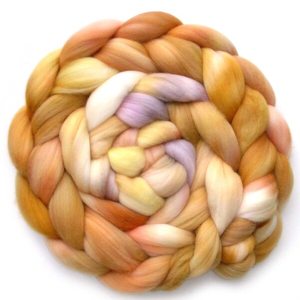 15.5 Micron Ultrafine Merino Combed Top - Lavender Honey, 4.1 oz.