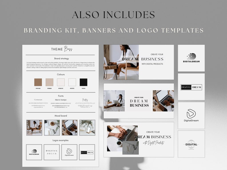 Shopify theme for digital products