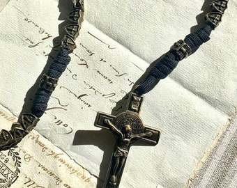 Vintage ornamental Cross rosary