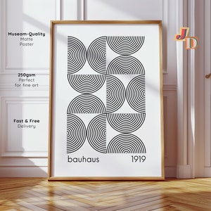 Bauhaus Museum Quality Art Poster • Maximalist Wall Art • Wall Décor • Geometric Wall Art
