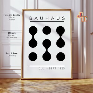 Bauhaus Museum Quality Art Poster • Maximalist Wall Art • Wall Décor • Geometric Wall Art